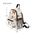 thumbnail image 3 of ALAZA Highland Cattle Flower-w2 School Backpack Small Bookbag Mini Bags, 3 of 6
