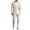 Beige, variant on ZVNAΖH Men's 2 Piece Linen Suits Set Regular Fit Casual Lightweight One Button Blazer Jacket and Pull-on Pant Summer Beach Wedding, M-4XL