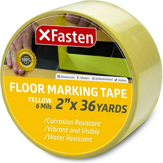 Mighty Line 4 in Yellow Floor Tape - 100 ft Roll