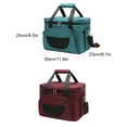 thumbnail image 3 of Eigraketly Bolsa enfriadora de bebidas de vino, paquete de hombro térmico a prueba de fugas con múltiples bolsillos para exteriores con Kits de desorden para acampar Cian, 3 of 6