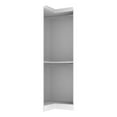 thumbnail image 4 of Pemberly Row 36" Corner Contemporary Engineered Wood Closet Organizer in White, 4 of 12