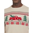 thumbnail image 4 of Chaps Mens Holiday Crew Neck Pullover Christmas Sweater, Sizes S - 2XL, 4 of 6