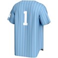 thumbnail image 3 of Youth GameDay Greats #1 Carolina Blue North Carolina Tar Heels Lightweight Baseball Jersey, 3 of 4