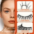 thumbnail image 4 of Kit de pestañas postizas magnéticas LASHVIEW XYT01 con aplicador, 4 of 9