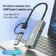 thumbnail image 2 of Convertidor red USB-C a RJ45 2 en 1 USB/Tipo C al adaptador Ethernet 5000Mbps, 2 of 9