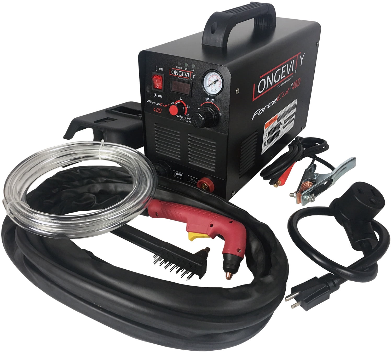 Longevity FORCECUT 40D, 40 Amp 110V/220V Full Pilot Arc Plasma Cutter