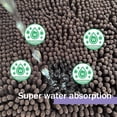 thumbnail image 3 of AIR-Brown Bathroom Mat 3 Pieces Ultra Soft Bathroom Rug Set Chenille Thick Absorbent Bathroom Mat,Non Slip PVC Backing Bath Rug, Plush Shaggy Bath Mats for Bathroom, Bedroom, Kitchen, 3 of 4
