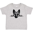thumbnail image 3 of Inktastic Peeking German Shepherd Boys or Girls Toddler T-Shirt, 3 of 5
