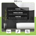 thumbnail image 3 of Select 5 Pack Peel and Stick Backsplash Tiles, Vinyl Self Adhesive Back Splash Stick OnTiles for Kitchen & Bathroom, Linear Design 12” x 12” Wall Tiles, Black, 3 of 7