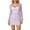 Purple, variant on Musuos Women Mini Bodycon Dress Lace Ruched See-Through Long Sleeve Tie-Up Halter Neck Backless Party Dress, Purple