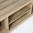 thumbnail image 4 of Cloud Mountain Wood Universal TV Stand For TVs up to 50" in Taupe Oak, 4 of 11