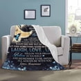 thumbnail image 3 of LHSHID Customized Love Blanket to My Granddaughter from Grandma and Grandpa Just Do You Best Never Forget How Much I Love You Blanket, 3 of 5