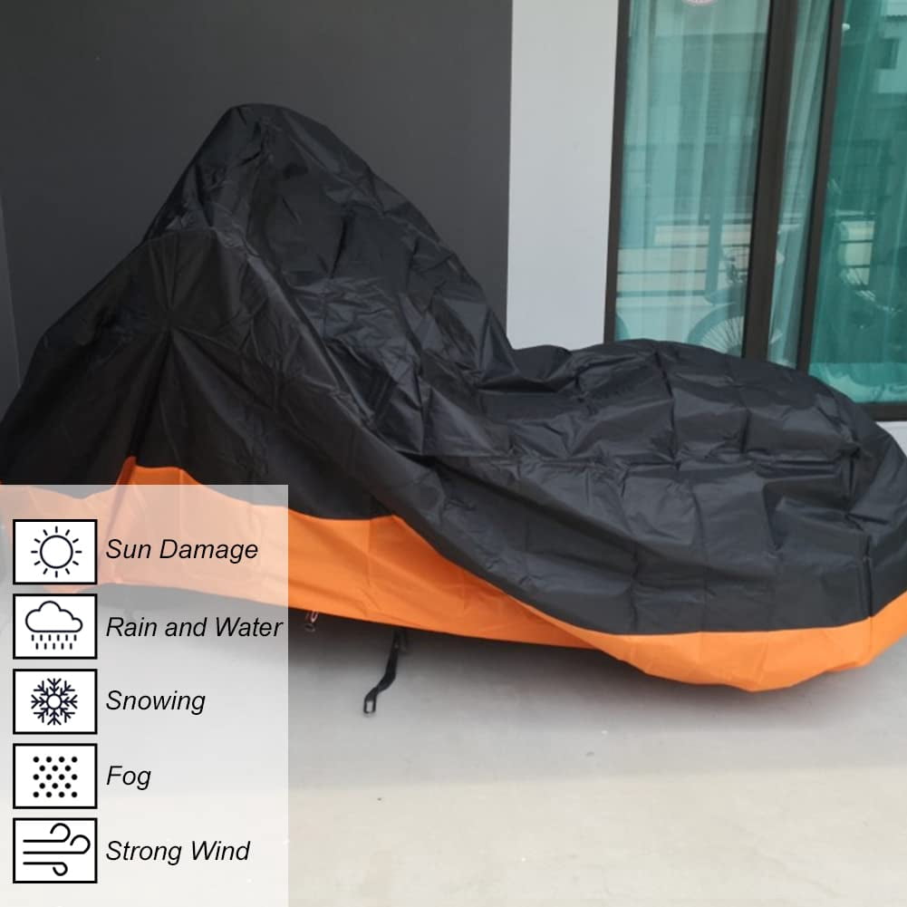 Premium Adult Tricycle Cover, Fit All 3-Wheel Bike or Motorcycles Outdoor and Indoor Storage
