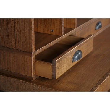 HomeStock Country Cottage Three Drawer Monitor Hutch