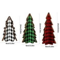 thumbnail image 3 of Luxcidy 3pcs Christmas Tree Table Decor, 3D Christmas Tree Tabletop Decorations, Table Rustic Christmas Tree Farmhouse Xmas Centerpiece for Home Office Tabletop Decor, 3 of 7