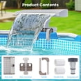 thumbnail image 4 of Pool Fountain Waterfall YOSN para piscinas elevadas, color beige, 4 of 6