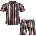 thumbnail image 2 of Ensemble Assorti Élégant Chemise Imprimée et Shorts pour Hommes pour Hawaii, 2 of 9
