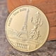 thumbnail image 3 of Regalos Recuerdo Turismo Moneda Conmemorativa Chapada en La Torre Eiffel París (oro), 3 of 7