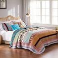 thumbnail image 6 of Greenland Home Fashions Thalia Reversible Cotton Quilt Set, Velvet Embellished, 3-Piece Full/Queen, Tango, 6 of 6