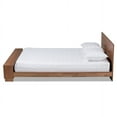 thumbnail image 2 of Baxton Studio Regina Ash Walnut Brown Finished Wood Full Size Wood Storage Bed, 2 of 6