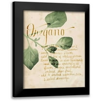 Popp, Grace 20x24 Black Modern Framed Museum Art Print Titled - Herb Study III