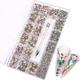 thumbnail image 4 of 21 rejillas arte de uñas diminuto de imitación joyas alrededor de 10000 piezas shamjiam diamantes de imitación del arte del clavo, 4 of 7