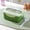Green, variant on TACILIP Bento Box, Microwave Safe Lunch Box Food Grade Plastic Bento Box Leakproof Lunch Box Suitable for Office Work, Gifts for Her