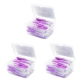 thumbnail image 3 of Seitruly 40 Uds cepillo interdental cabeza cepillos de herramienta de higiene bucal interior de mano hogar viajes vacaciones púrpura 1,2-1,5mm Type1 NO1 Seitruly  CBP089682, 3 of 6
