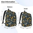 thumbnail image 3 of Yiaed Flowers Butterfly Print Backpack, Premium Laptop Backpack, Travel Backpack for Women, Lightweight Backpacks, Comfortable Back Pack-Small, 3 of 7