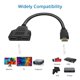 thumbnail image 2 of Splitter HDMI BATU de 1 entrada a 2 salidas 1080p, cable de 30 cm, 2 of 8