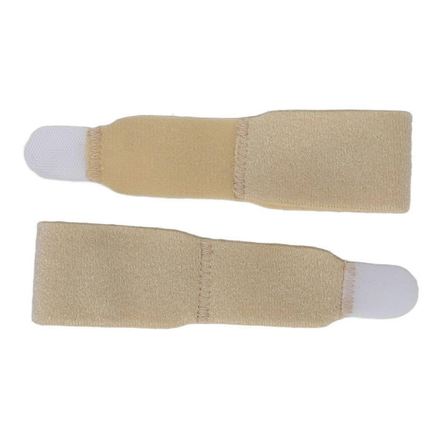 2pcs Hammer Toe Straightener Strap Skin Color Universal Soft Ergonomic Claw Toe Corrector for Bent Toe S