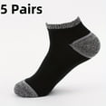thumbnail image 4 of 10 Pairs Of Men's Socks, Men's Short Socks, Anti Odor, Sweat Absorption, Breathable Sports Boat Socks, 4 of 20