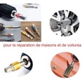 thumbnail image 5 of Adaptadores de portabrocas Laklulu para taladro/destornillador de impacto. Juego de 3 adaptadores de portabrocas cuadrados de 1/4", 1/2" y 3/8" en cromo vanadio, 5 of 5