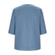 thumbnail image 5 of Vestidos Casuales Para Mujer, Blusas De Mujer De Moda Blusa informal de moda para mujer, con cuello en V, manga 3/4 y botones decorativos, 5 of 5