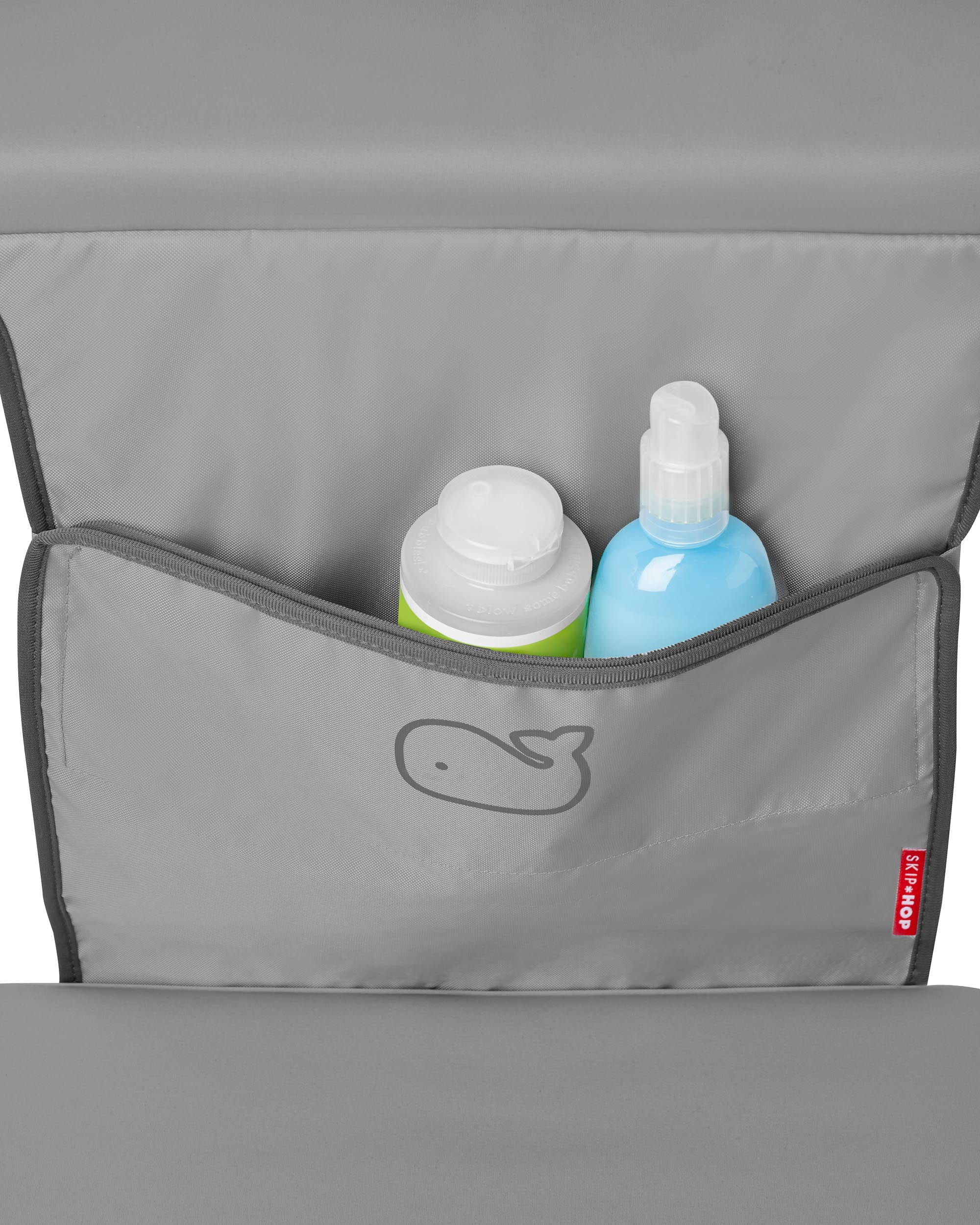 Skip Hop Baby Bath Moby All-in-One Elbow Saver and Kneeler Pad, Grey