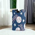 thumbnail image 2 of Panier à Motifs de Baseball Grand Panier en Tissu avec Poignée, 2 of 7