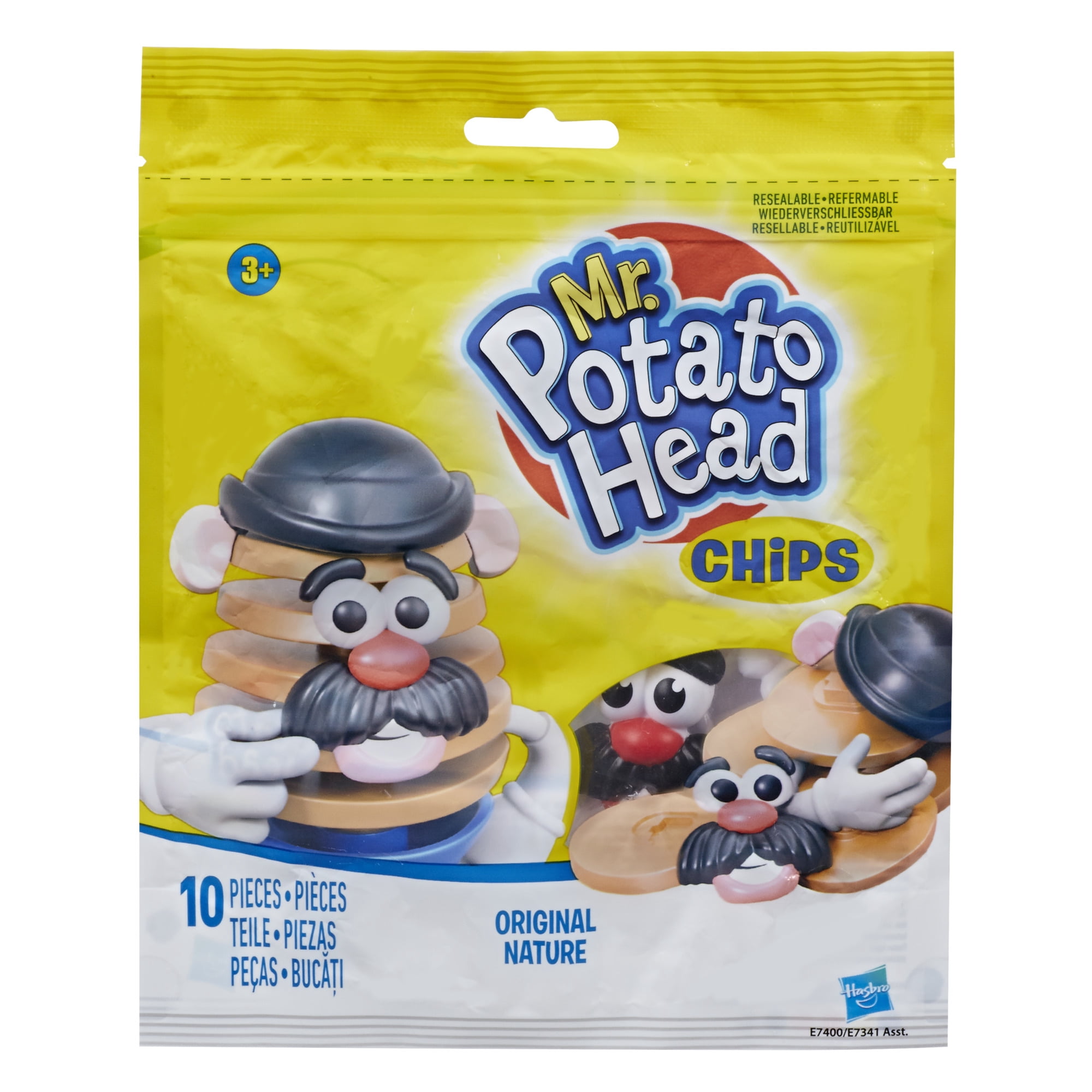 Mr. Potato Head Original Nature Chips Kids Toy For Boys and Girls (10 Count)