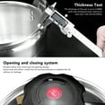 thumbnail image 4 of Tebru 7 L Aluminum Alloy Stovetop Pressure Cooker, 4 of 14