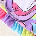 thumbnail image 6 of Gerichy Toddler Girl Swimsuit,Girls Bathing Suit Summer Toddler Girls Long Sleeve Heart Prints 1 Piece Swimwear Beach Onesie Swimsuit Bikini, 6 of 6