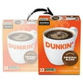 thumbnail image 2 of Dunkin' Donuts Original Blend Medium Roast Keurig K-Cup Coffee Pods - 22ct - Pack of 2, 2 of 5