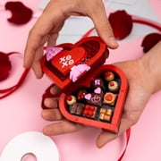 Brickcraft Bricktanicals Chocolate Box Building Kit (144-Piece Set), Heart-Shaped Candy Box, Valentines Day Gift, Brick Chocolates, Building Set