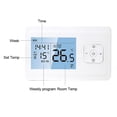 thumbnail image 4 of Thermostat WiFi Smart Thermostat Wireless Programmable Thermostat with RF Receiver Tabletop Wall Mounted Style APP Control Voice Control Gas Boiler Heating Temperature Controller, 4 of 7