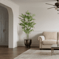 thumbnail image 4 of OLIVIVI Faux Bamboo Tree 4FT Tall Artificial Silk Plant for Home Office Decor Indoor Outdoor Fake Lifelike Potted Tree with Wood Branches 1 pack, 4 of 10