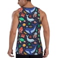 thumbnail image 3 of Xecao The Underwater World Men's Tank Top Workout Quick Dry Sleeveless Gym Jogging Muscle Shirts Summer Swim Beach Tops, 3 of 9