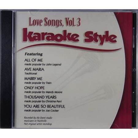 Love Songs Volume 3 Daywind Christian Karaoke Style NEW CD+G 6 Songs