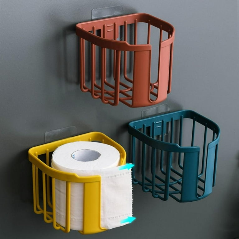 Hemobllo Toilet Paper Holder Paper Boxes for Storage Bathroom Wall Storage  Paper Storage Tissue Storage Container Toilet Tissue Paper Rack Wipe