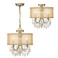 thumbnail image 4 of Crystorama Lighting - Three Light Ceiling Mount - Ceiling Mount - Hampton -, 4 of 10