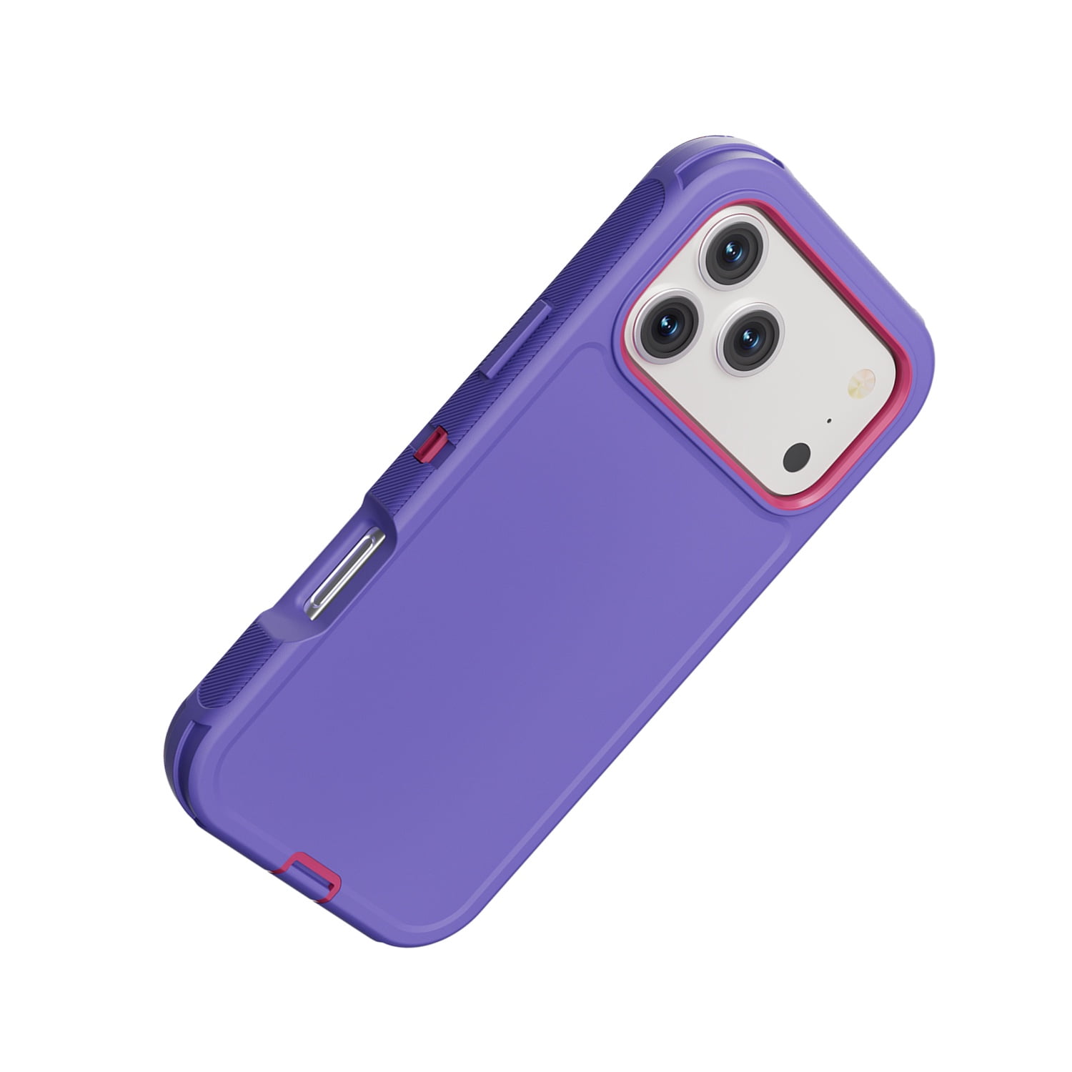 Duual Pro SecureFit Protective Case for iPhone 17 Pro - Purple & Pink