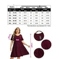 thumbnail image 7 of Yesfashion Women Casual Summer Dresses Loose Tshirt Beach Sundress V Neck Plus Size Swing Tunic Pockets, 7 of 7