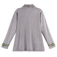thumbnail image 2 of FLORIANA Womens Cardigan Sweaters with Pockets Open Front Cardigan Jacket, Grey - Large, 2 of 2
